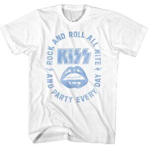 KISS Rock And Roll All Night Classic Music Band T Shirt 98